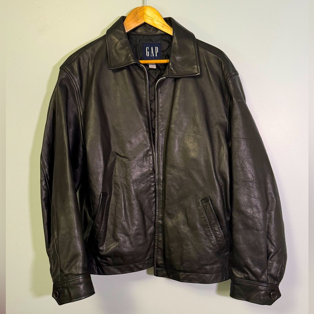 Vintage Black Leather jacket